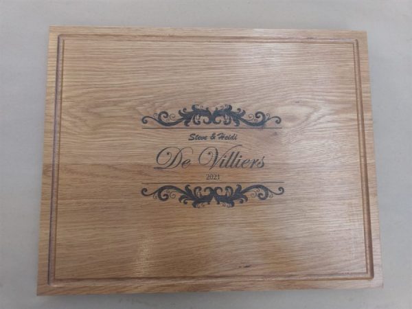 De Villiers Oak Medium Butchers Block - Image 3