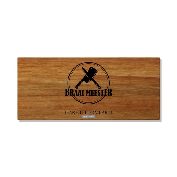 Braai Meester Kiaat Classic Cutting Board