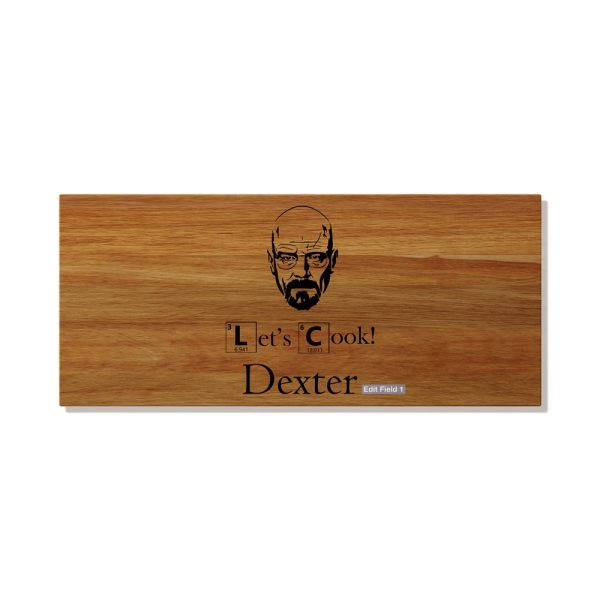 Let's Cook Kiaat Classic Cutting Board