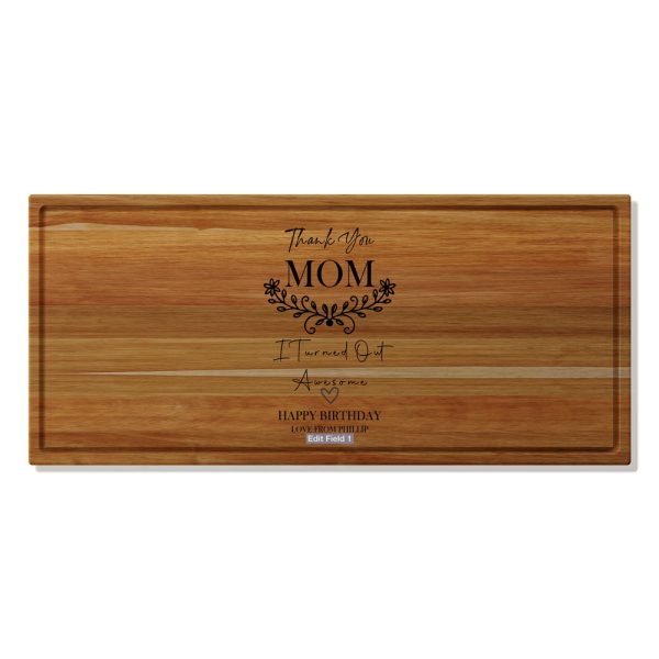 MOM Kiaat Giant Butchers Block