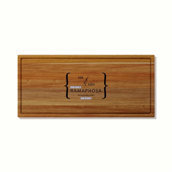 Ramaphosa Kiaat Large Butchers Block