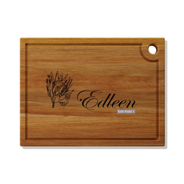 Edleen Kiaat Standard Cutting Board