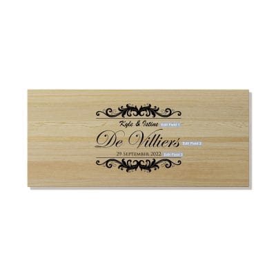 De Villiers Oak Classic Cutting Board