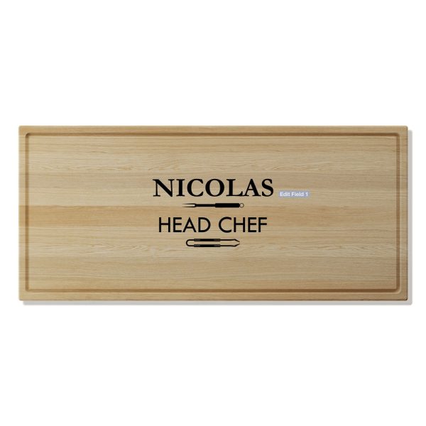 Head Chef Oak Giant Butchers Block