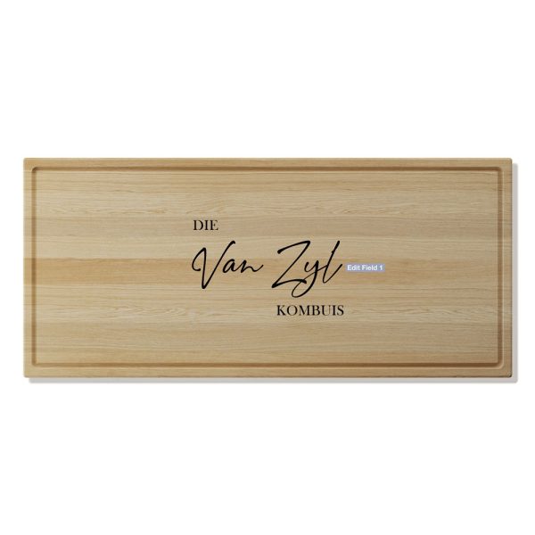 Van Zyl Kombuis Oak Giant Butchers Block