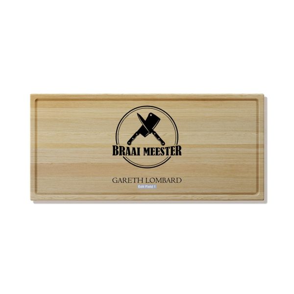 Braai Meester Oak Large Butchers Block