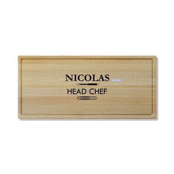Head Chef Oak Large Butchers Block