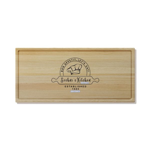 Seshni's Kitchen Oak Large Butchers Block