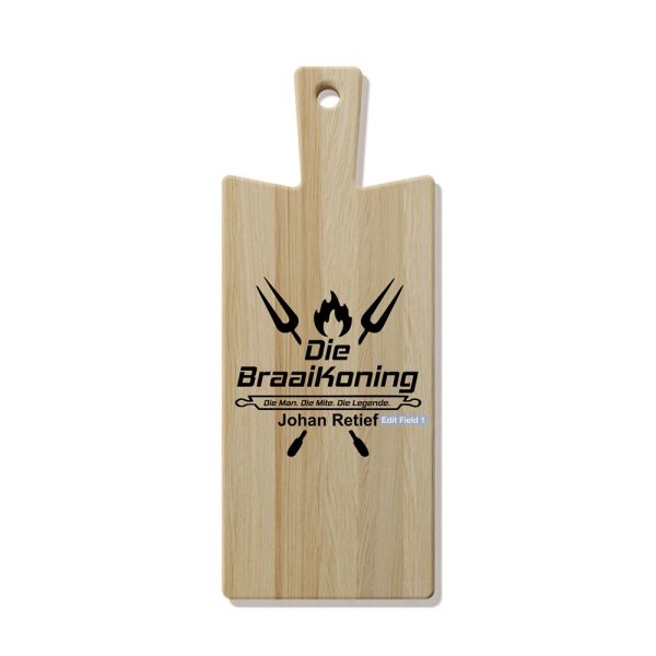 Braai Koning Oak Paddle