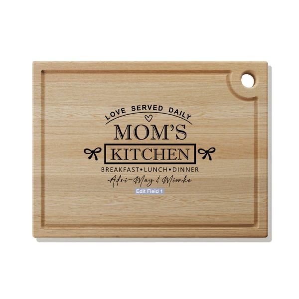 MOM 2 Oak Standard Cutting Board