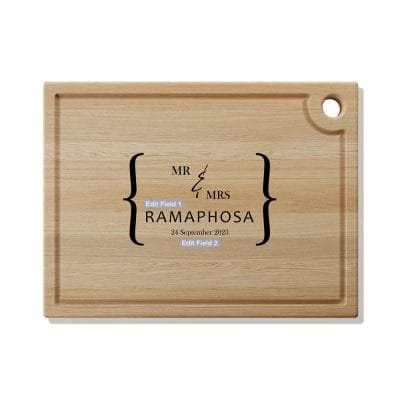 Ramaphosa Oak Standard Cutting Board