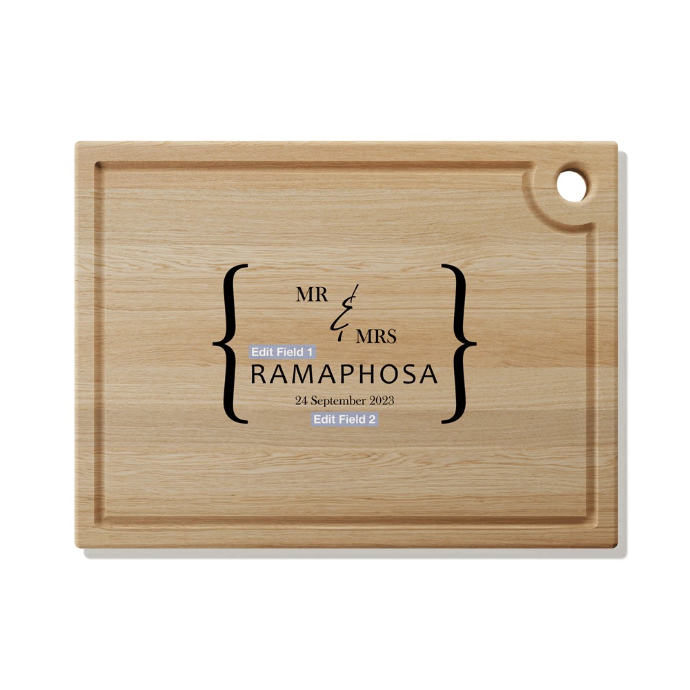 Ramaphosa Oak Standard Cutting Board