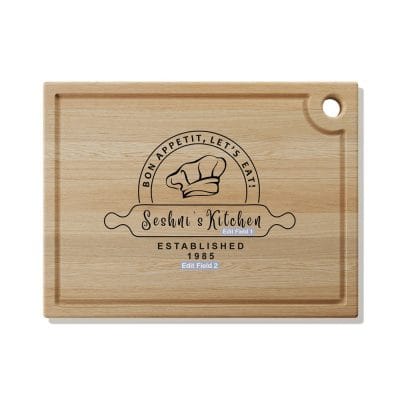 Seshni's Kitchen Oak Standard Cutting Board