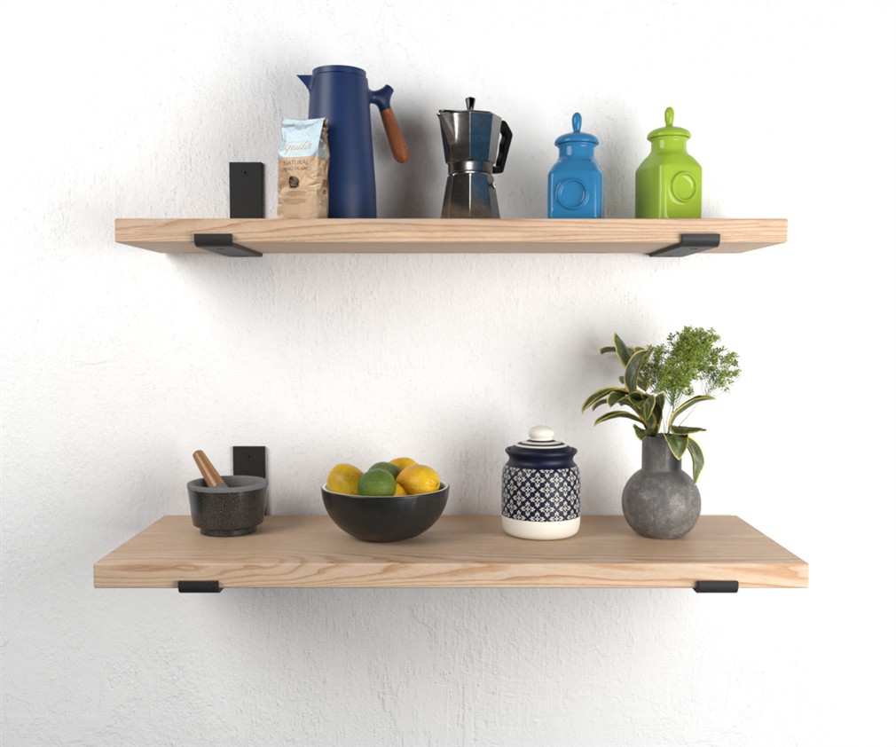 Ash Kitchen Shelves