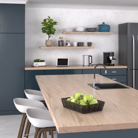 Solid Ash Counter Tops