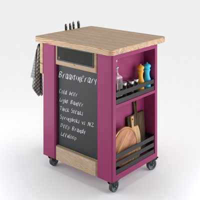 Old Oryx Mobile Braai Butler - Rebel Berry