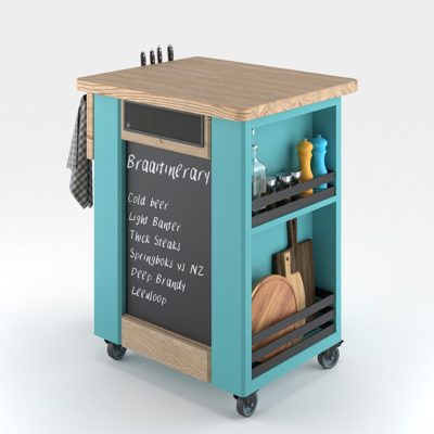 Old Oryx Mobile Braai Butler - Medusa