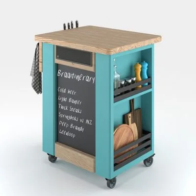 Old Oryx Mobile Braai Butler - Medusa