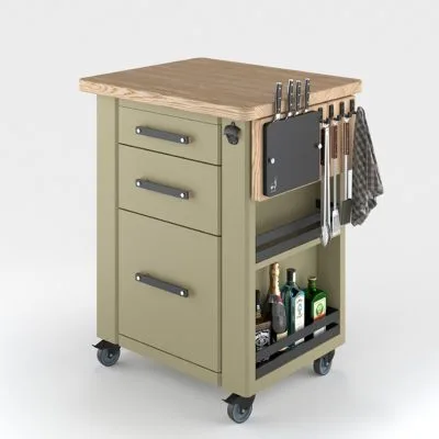 Old Oryx Chapman Mobile Braai Butler - Khaki