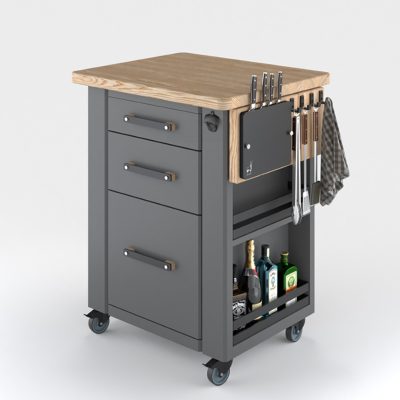 Dark Grey Chapman Old Oryx Mobile Braai Butler