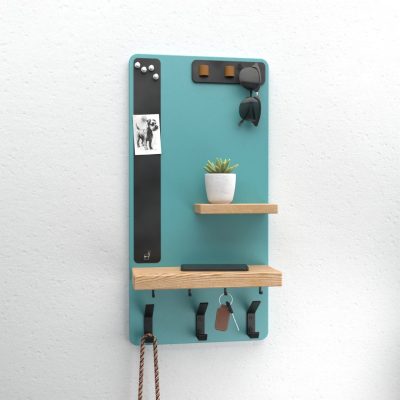 Old Oryx Entryway Organiser - Key and Coat Rack- Medusa